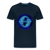 Thumbnail for Men's Pisces Premium T-Shirt - deep navy