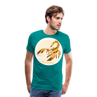 Thumbnail for Men's Mosaic Scorpio Premium T-Shirt - teal