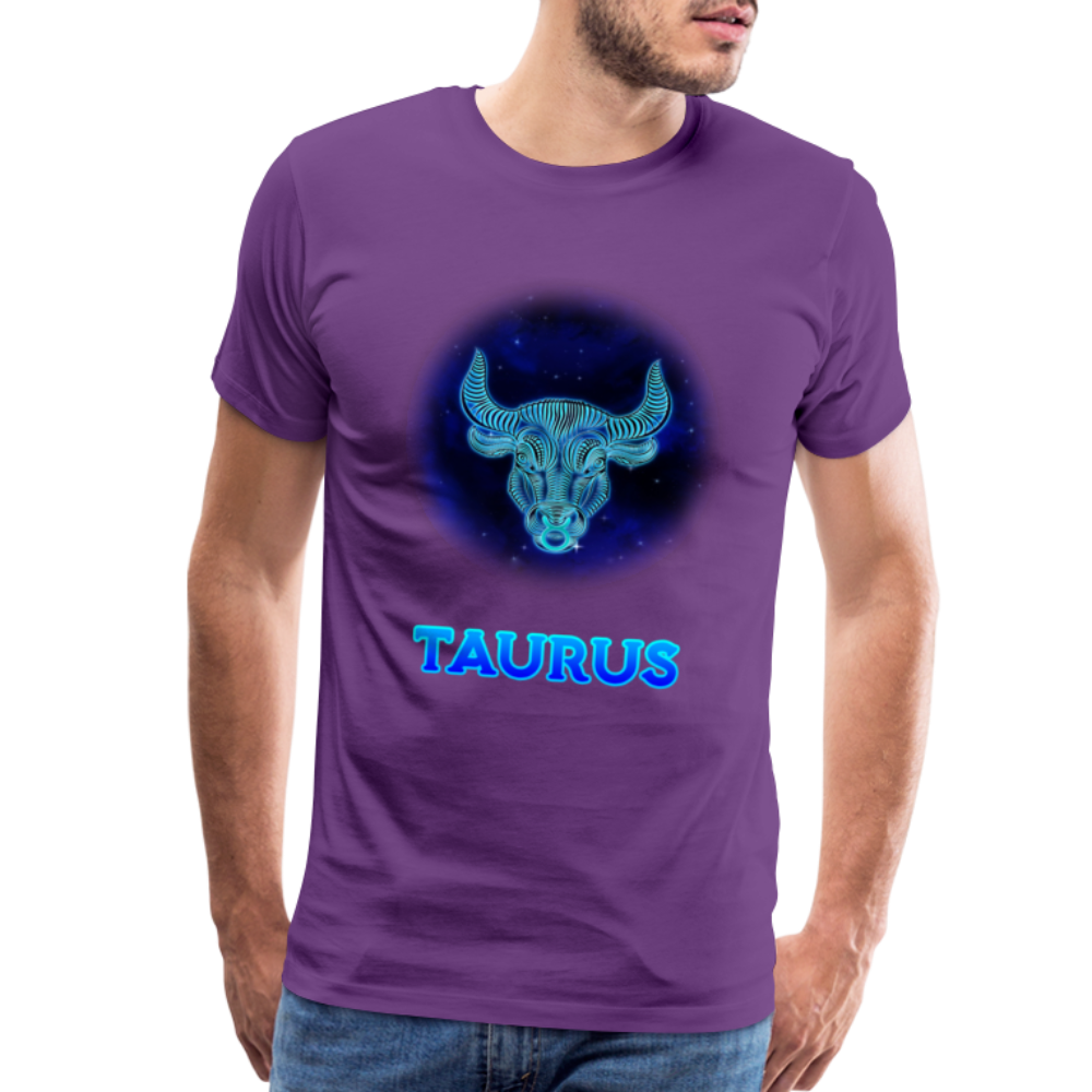 Men's Taurus Premium T-Shirt - purple