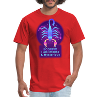 Thumbnail for Men's Neon Scorpio Classic T-Shirt - red