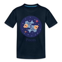 Thumbnail for Kid’s Bluey Pisces Premium Organic T-Shirt - deep navy