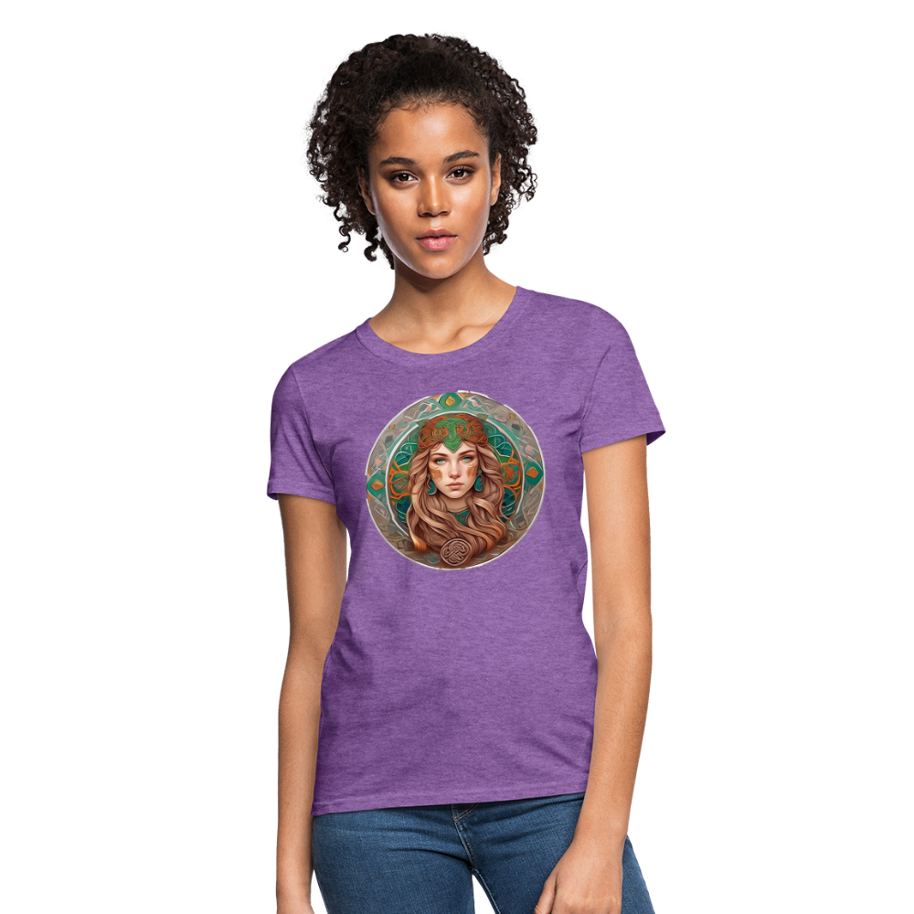 Women's Mythical Virgo T-Shirt - purple heather