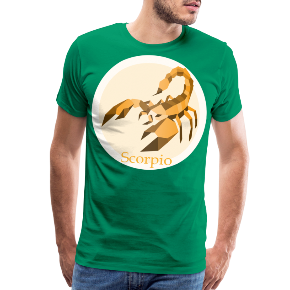 Men's Mosaic Scorpio Premium T-Shirt - kelly green