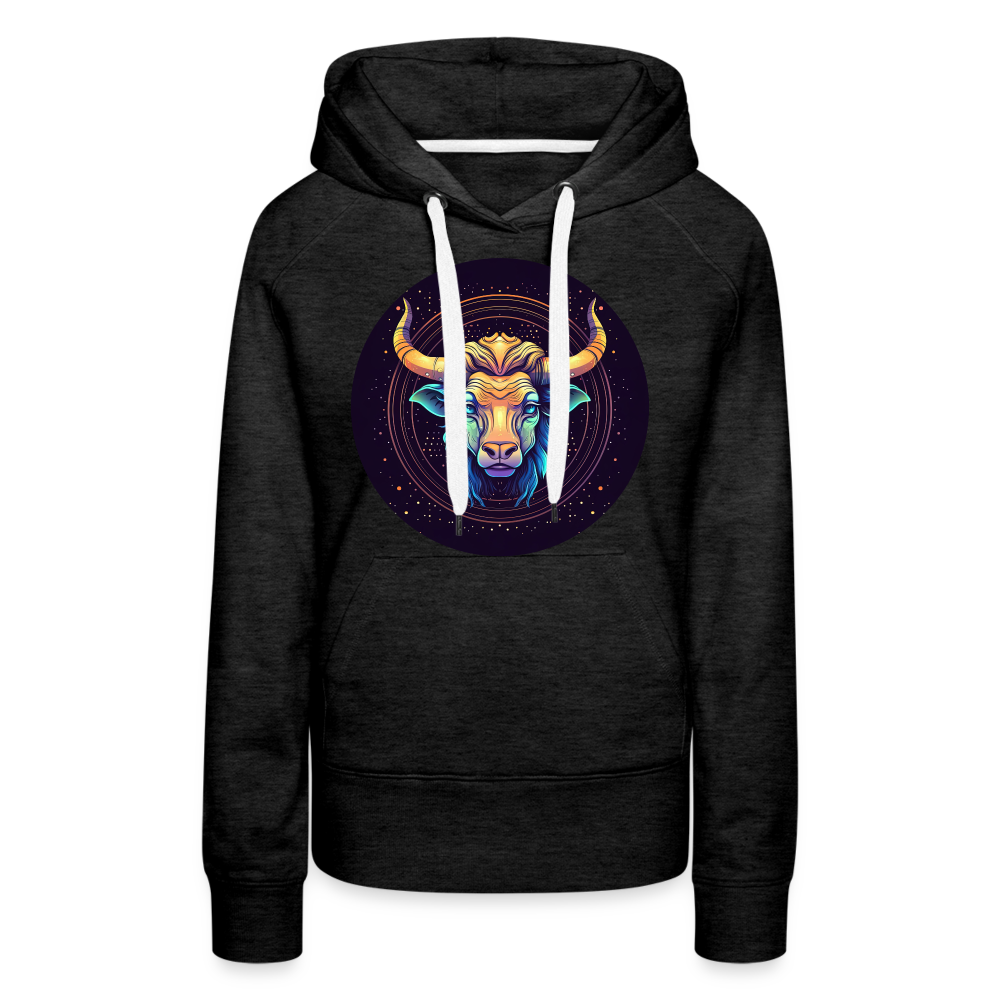 Women’s Magic Taurus Premium Hoodie - charcoal grey