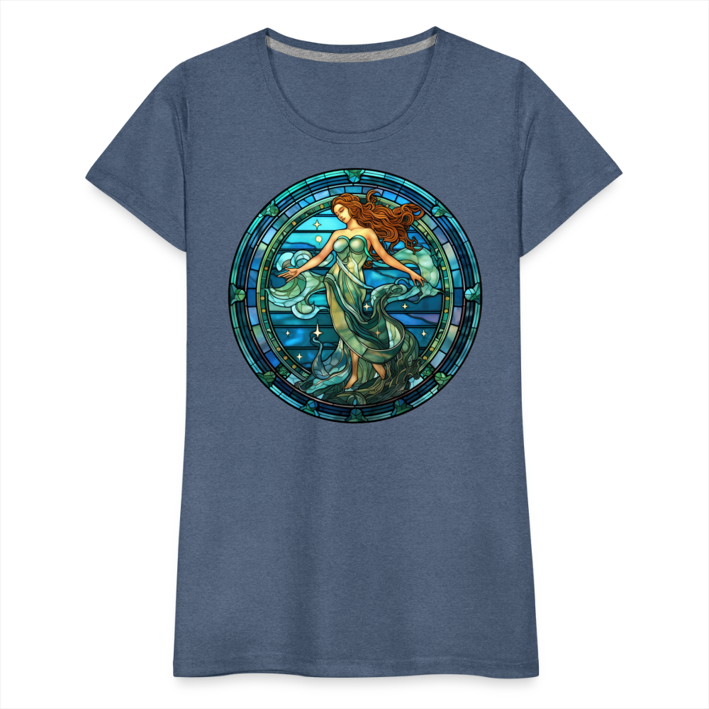 Women’s Mosaic Aquarius Premium T-Shirt - heather blue