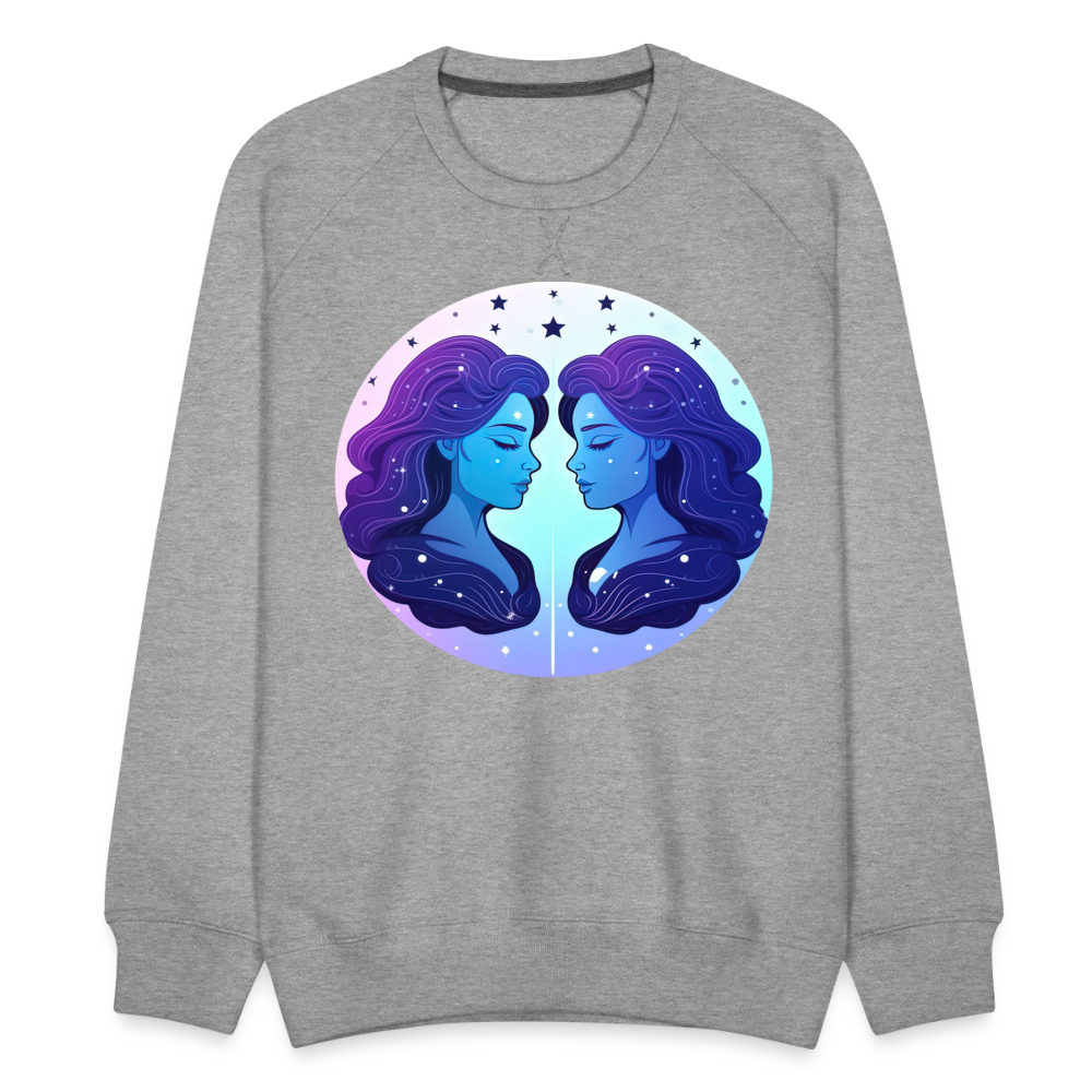 Men’s Magic Gemini Premium Sweatshirt - heather grey