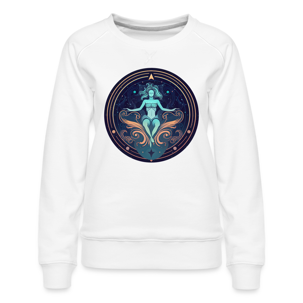 Women’s Mystic Aquarius Premium Sweatshirt - white