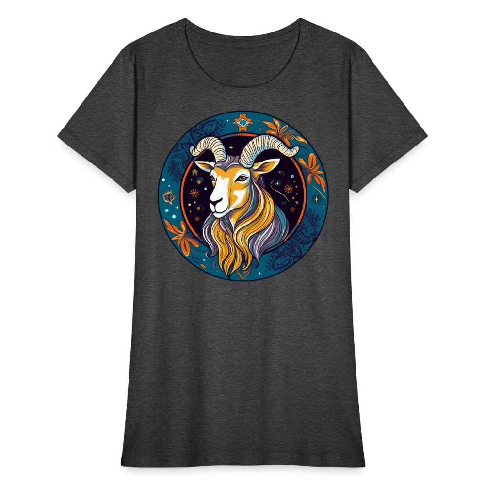 Women's Mythical Capricorn T-Shirt - heather black