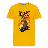 Thumbnail for Men's Fiery Aries Premium T-Shirt - sun yellow