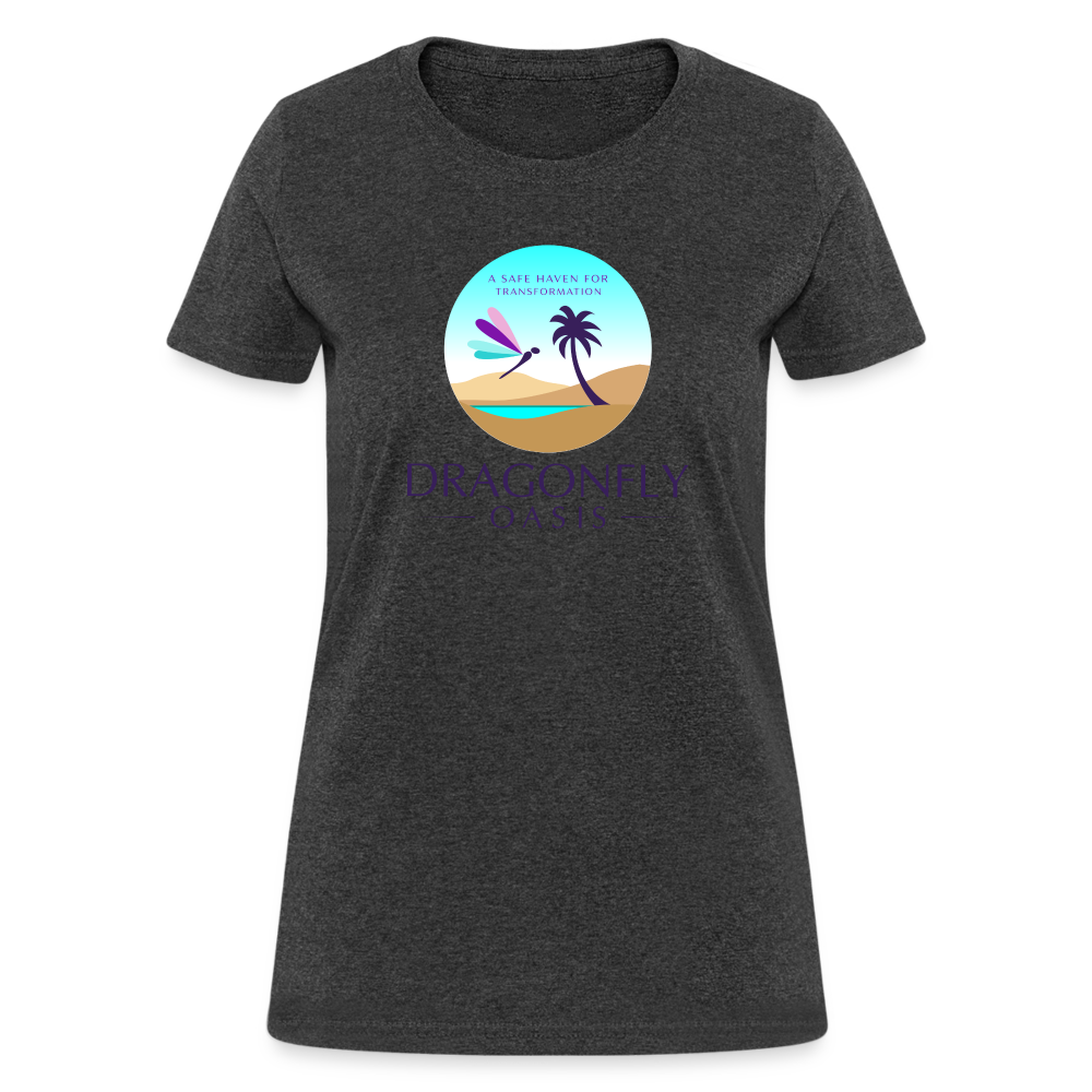 Women's Dragonfly Oasis V.1 Capricorn T-Shirt - heather black