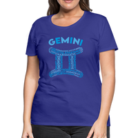 Thumbnail for Women's Power Words Gemini Premium T-Shirt - royal blue