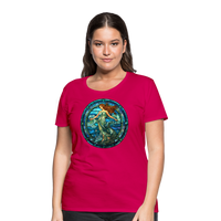 Thumbnail for Women’s Mosaic Aquarius Premium T-Shirt - dark pink