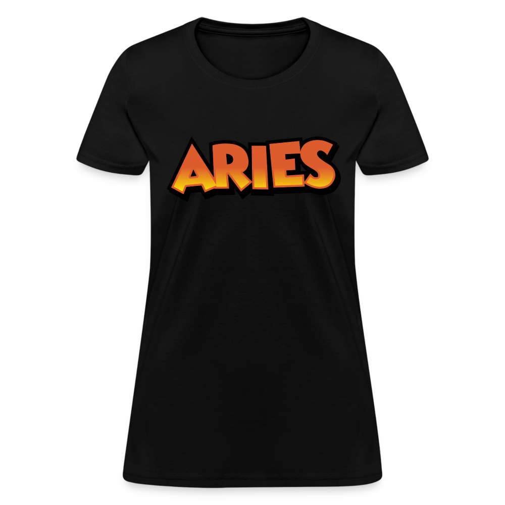 Women's Aries New Design T-Shirt - black