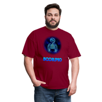 Thumbnail for Men's Stellar Scorpio Classic T-Shirt - burgundy