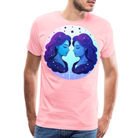 Thumbnail for Men's Magic Gemini Premium T-Shirt - pink