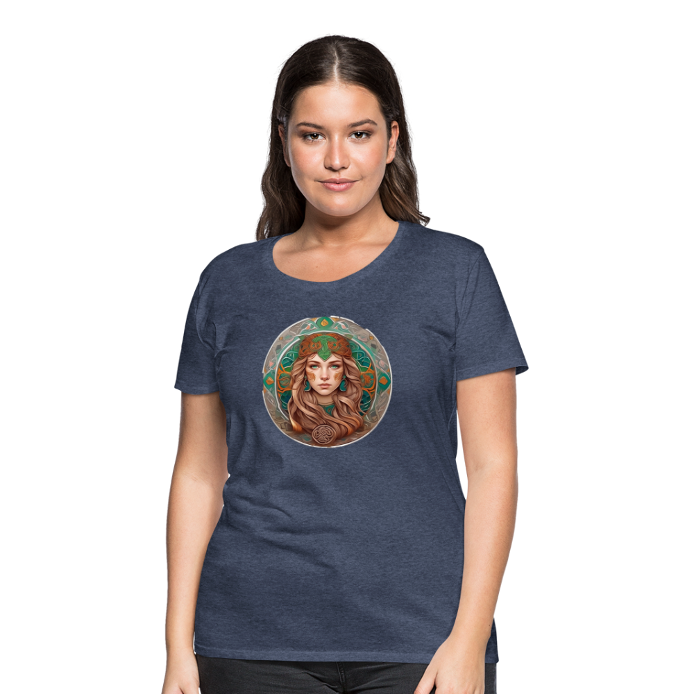 Women’s Mythical Virgo Premium T-Shirt - heather blue