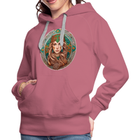 Thumbnail for Women’s Mythical Virgo Premium Hoodie - mauve