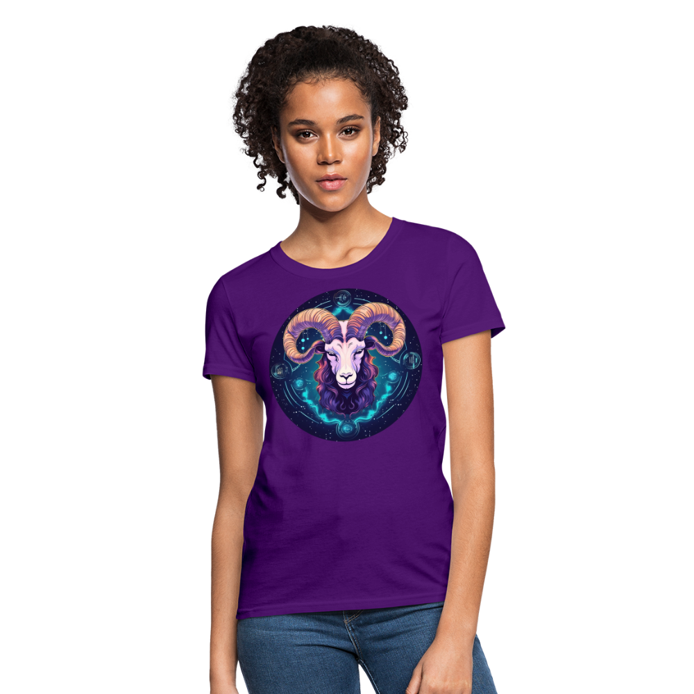 Women's Magic Capricorn T-Shirt - purple