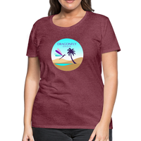 Thumbnail for Women's Dragonfly Oasis V.2 Premium T-Shirt - heather burgundy