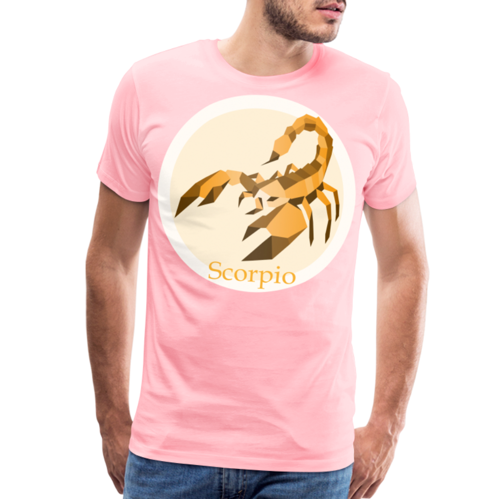 Men's Mosaic Scorpio Premium T-Shirt - pink