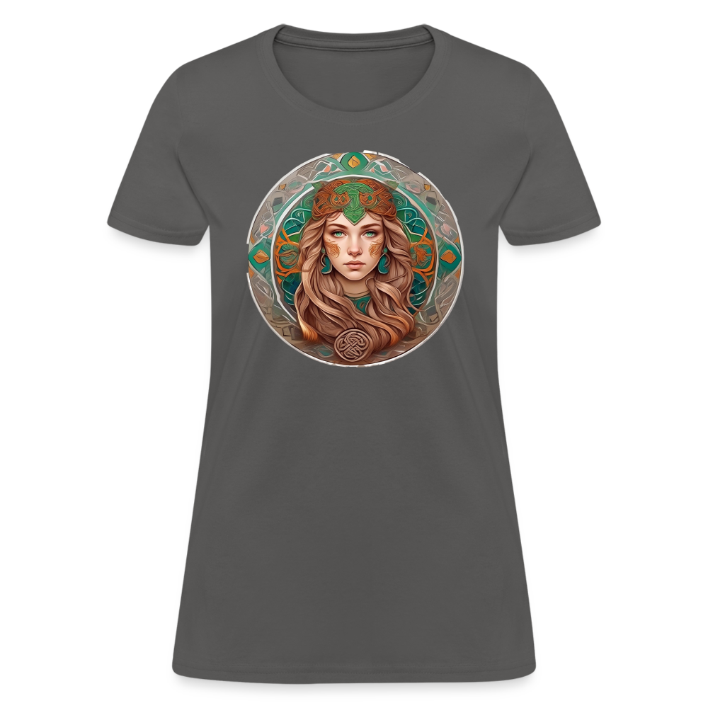 Women's Mythical Virgo T-Shirt - charcoal