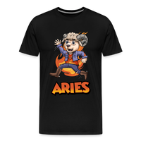 Thumbnail for Men's Playful Aries Premium T-Shirt - black