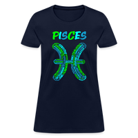 Thumbnail for Women's Power Words Pisces T-Shirt - navy