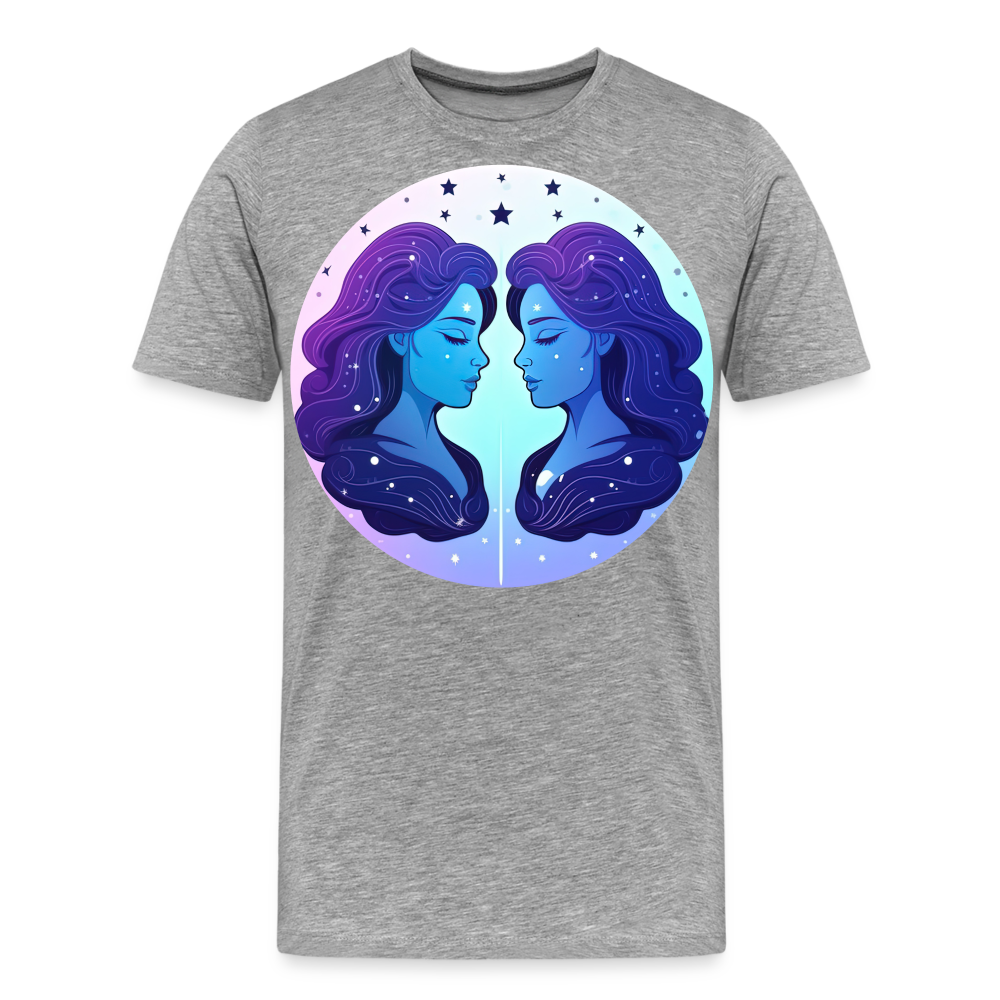 Men's Magic Gemini Premium T-Shirt - heather gray