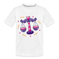 Thumbnail for Kid’s Zany Libra Premium Organic T-Shirt - white