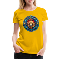 Thumbnail for Women's Mosaic Leo Premium T-Shirt - sun yellow