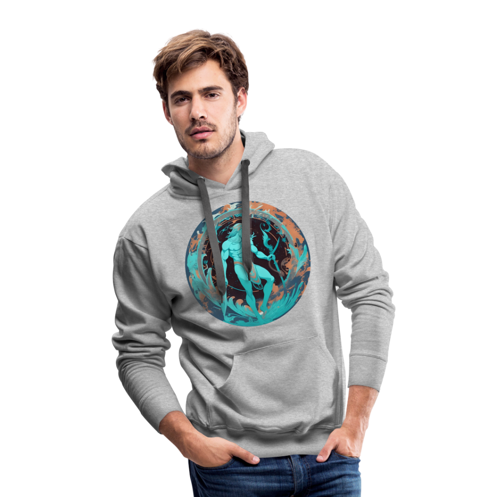 Men’s Mythical Aquarius Premium Hoodie - heather grey