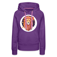 Thumbnail for Women’s Symbol Leo Premium Hoodie - purple 