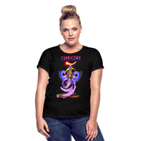 Thumbnail for Women's Capricorn Relaxed Fit T-Shirt - black