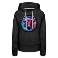 Thumbnail for Women’s Mystic Taurus Premium Hoodie - black