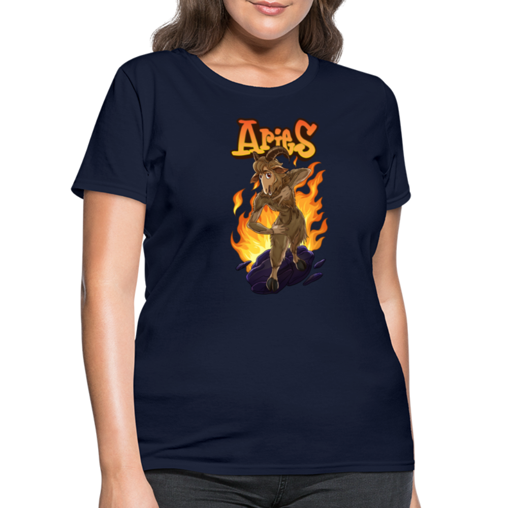 Women's Aries Narihndrab T-Shirt - navy