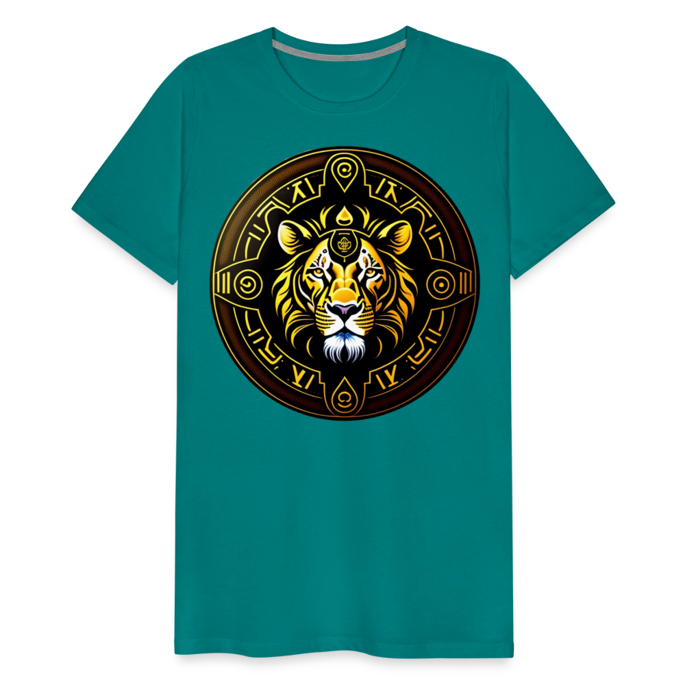 Men's Mythical Leo Premium T-Shirt - teal