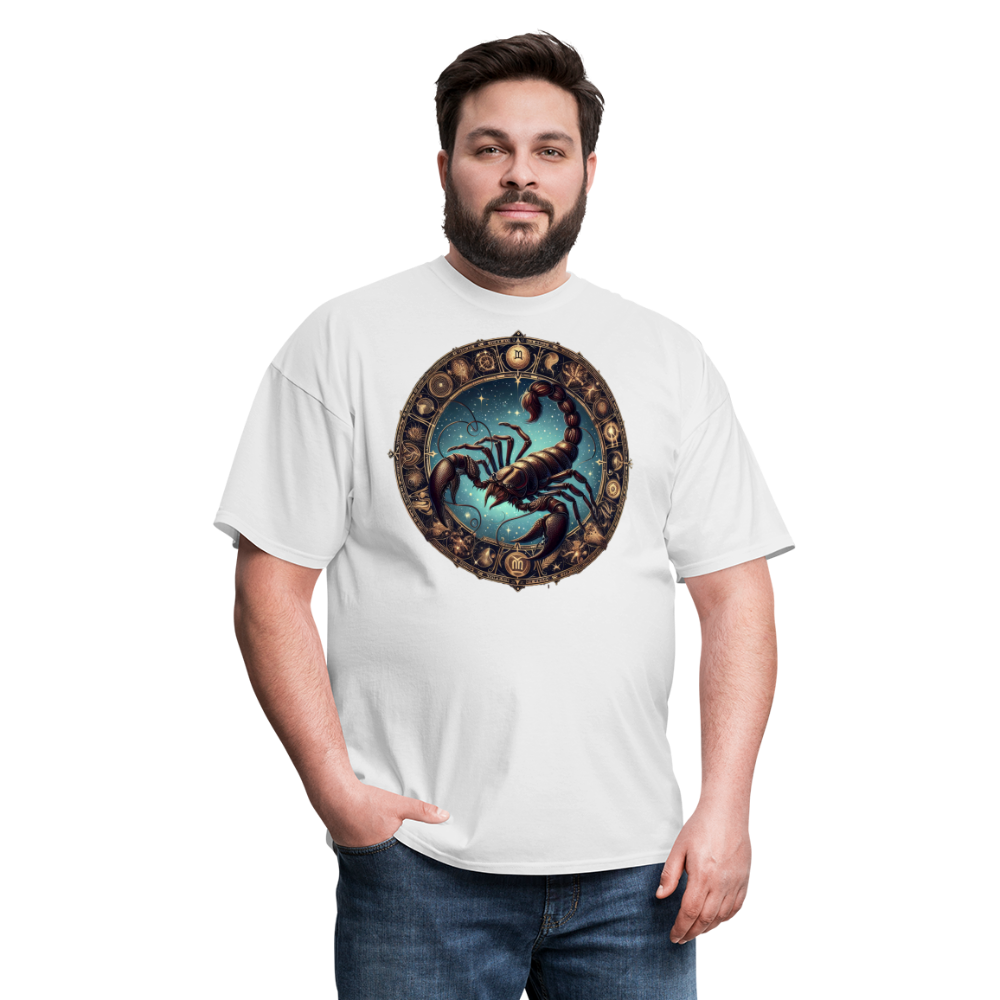 Men's Mythical Scorpio Classic T-Shirt - white