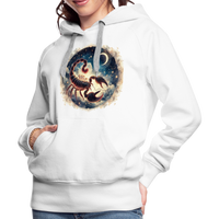 Thumbnail for Women’s Mythical Scorpio Premium Hoodie - white