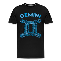 Thumbnail for Men's Power Words Gemini Premium T-Shirt - black