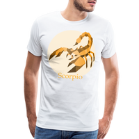 Thumbnail for Men's Mosaic Scorpio Premium T-Shirt - white