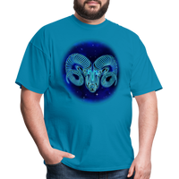 Thumbnail for Men's Stellar Aries Classic T-Shirt - turquoise