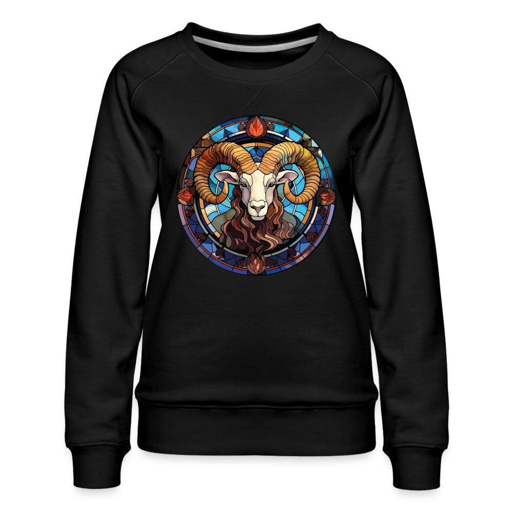 Women’s Mosaic Aries Premium Sweatshirt - black