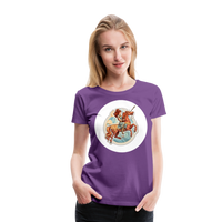 Thumbnail for Women’s Symbol Sagittarius Premium T-Shirt - purple