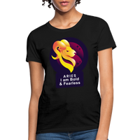 Thumbnail for Women's Glow Aries T-Shirt - black