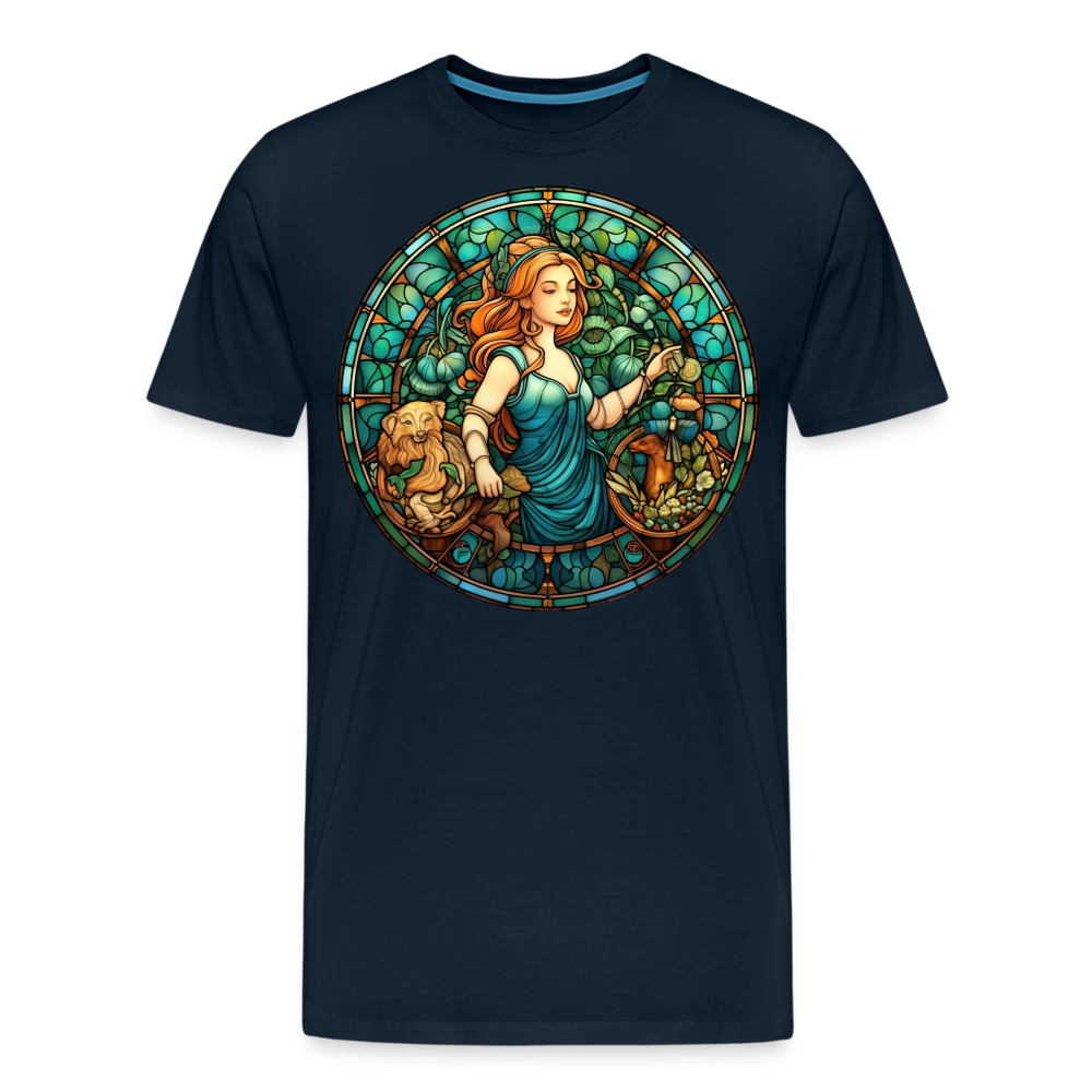 Men's Mosaic Virgo Premium T-Shirt - deep navy