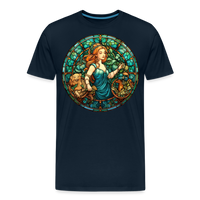 Thumbnail for Men's Mosaic Virgo Premium T-Shirt - deep navy