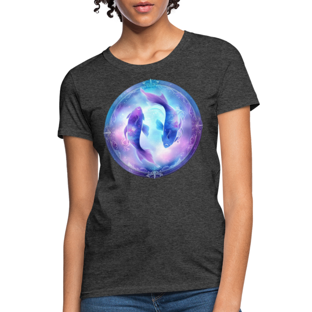 Women's Classic Pisces T-Shirt - heather black