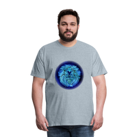 Thumbnail for Men's Leo Premium T-Shirt - heather ice blue