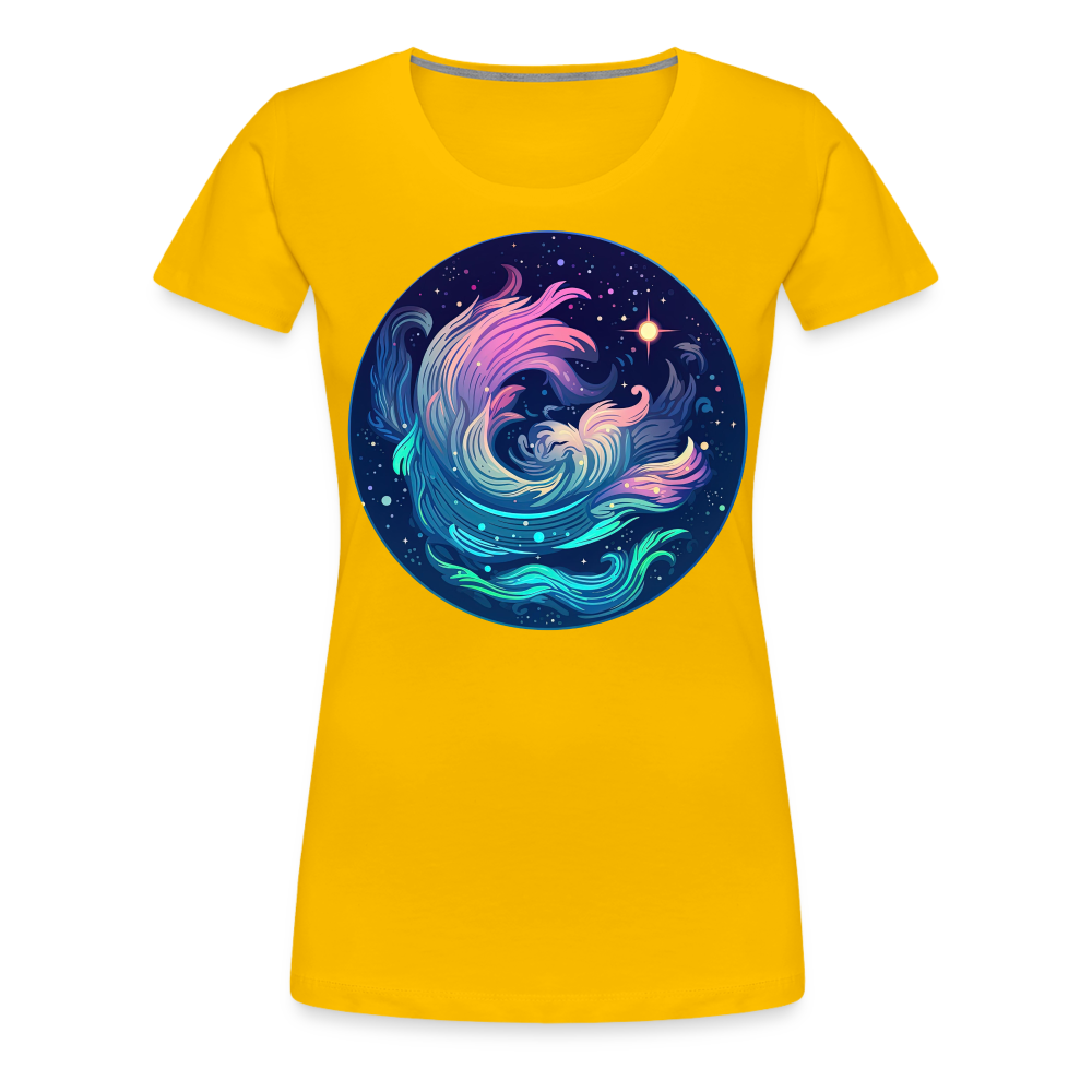 Women’s Magic Aquarius Premium T-Shirt - sun yellow