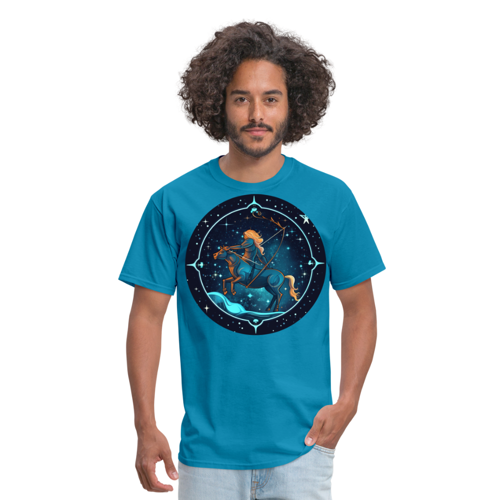 Men's Magic Sagittarius Classic T-Shirt - turquoise